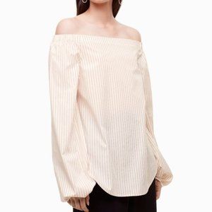 Babaton off shoulder blouse